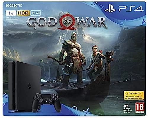 PlayStation 4 Slim + Controller + God of War