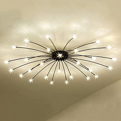 Nordic Art Stars Ceiling - G4 21 head Black and white light