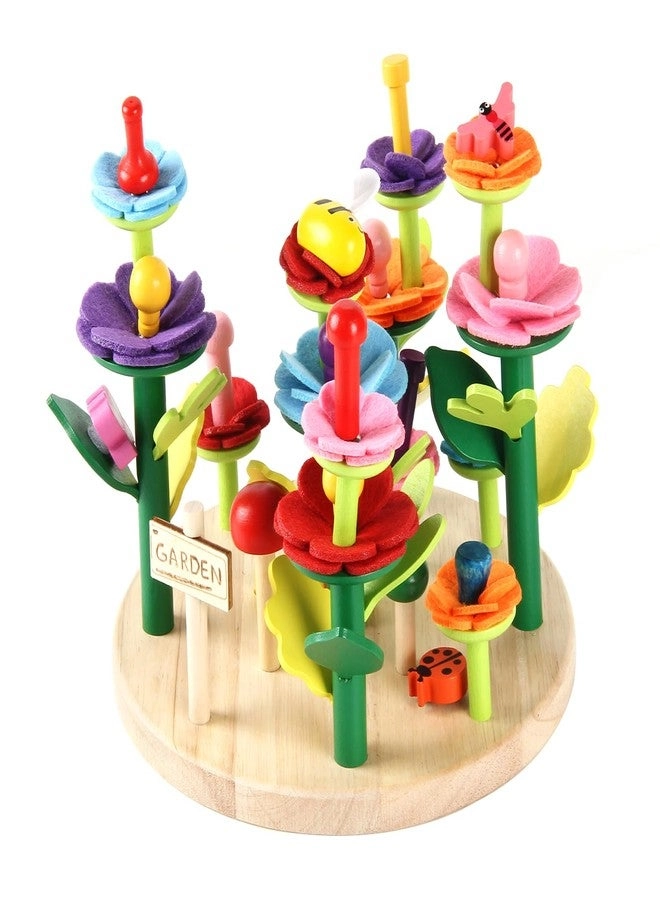 Gserin Wooden Flower Garden - 51 pcs