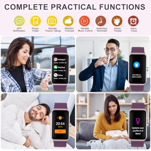 Fitness Tracker - 1.47" Display 24/7 Heart Rate Blood Oxygen