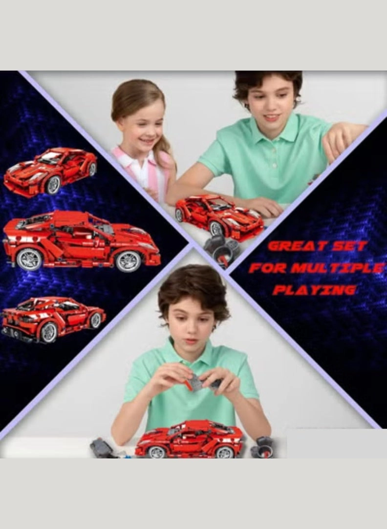 Super Car Building Blocks Set - Cars