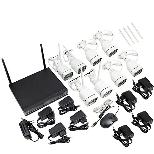 WiFi660 NVR - 8 channels + Wireless Outdoor Camera - 3MP