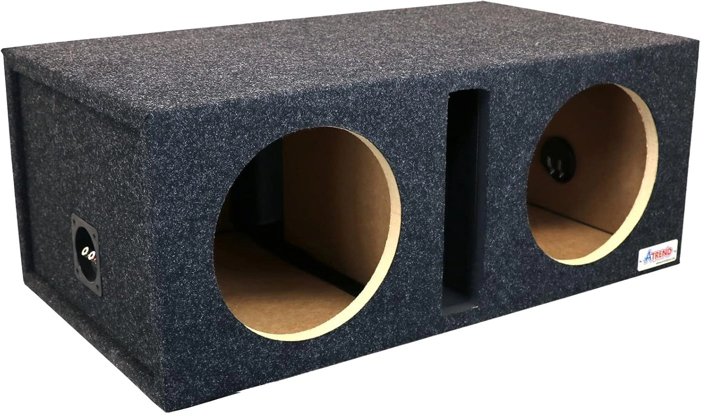 Atrend 10DQV - Dual 10-inch Vented Subwoofer Enclosure