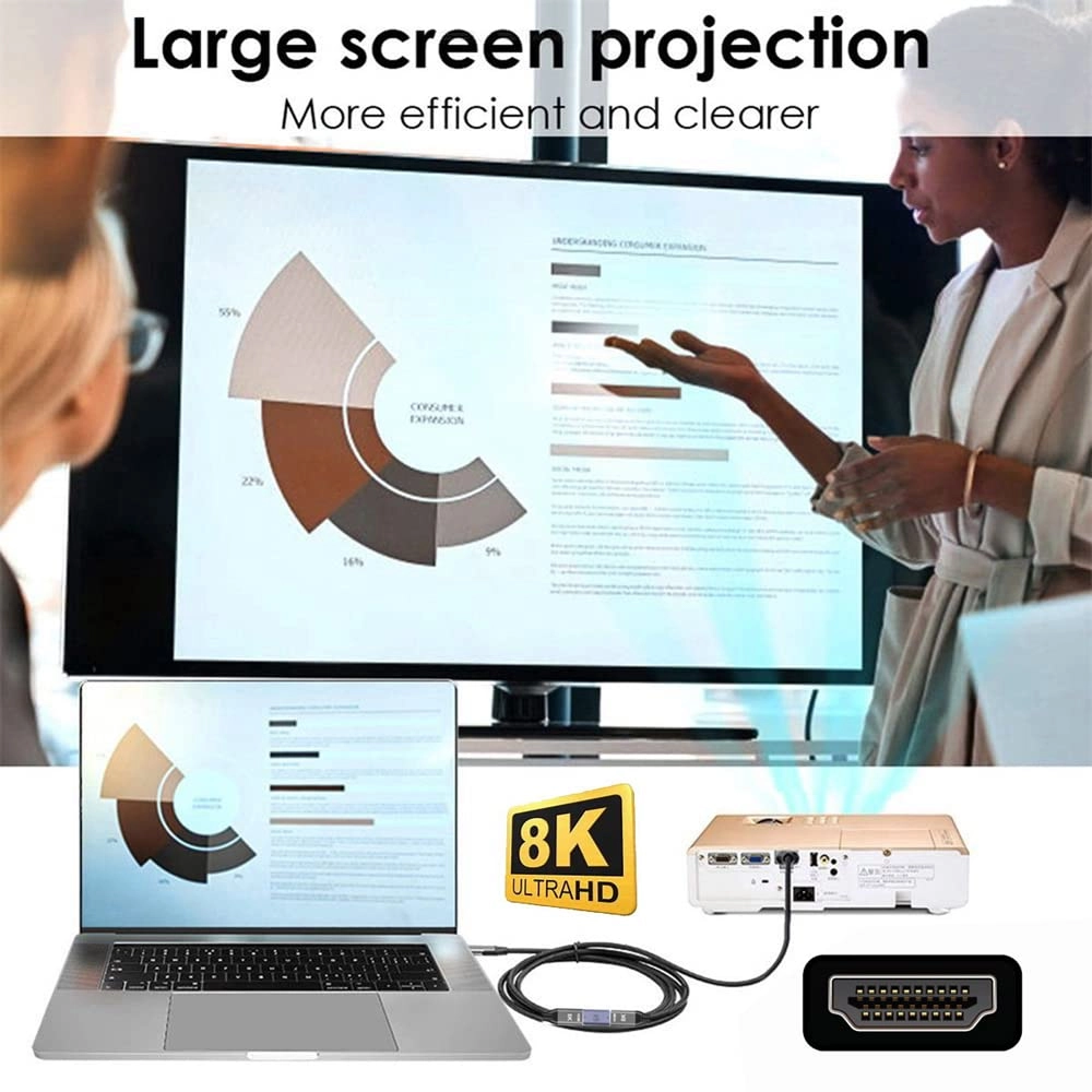 8K HDMI Adapter with Ethernet