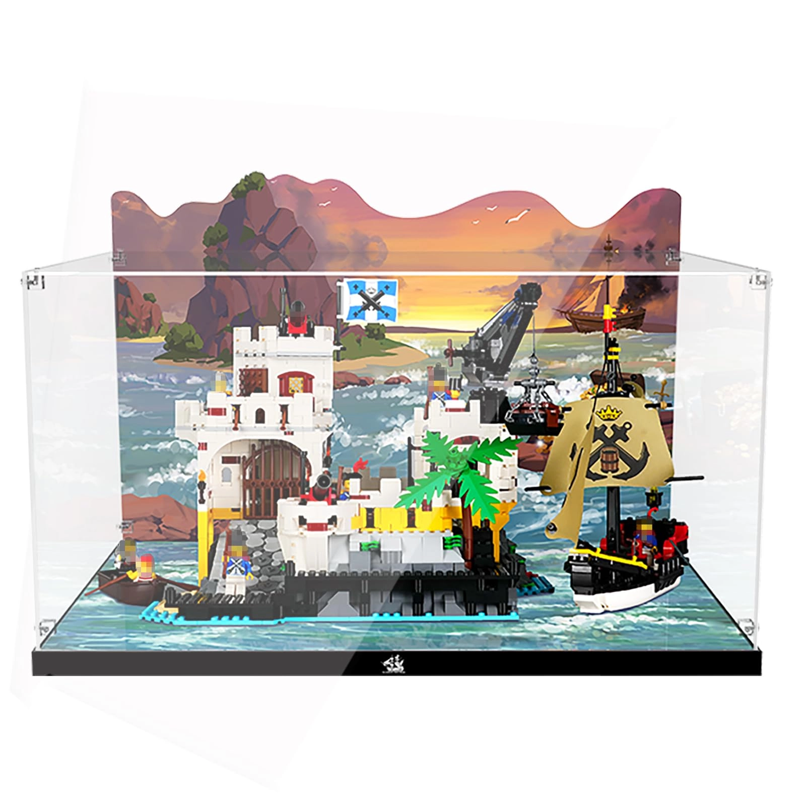 Generic Acrylic Display Case - 60x40x40 cm Dustproof Clear