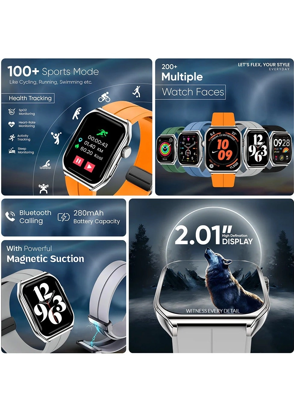 Pronto Flex 40mm Stainless Steel