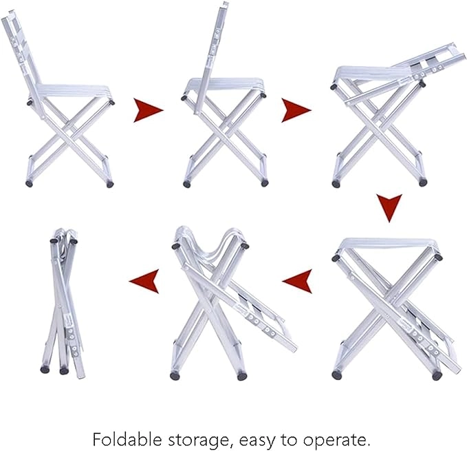 Folding Chair and Stool - 120 KG Set