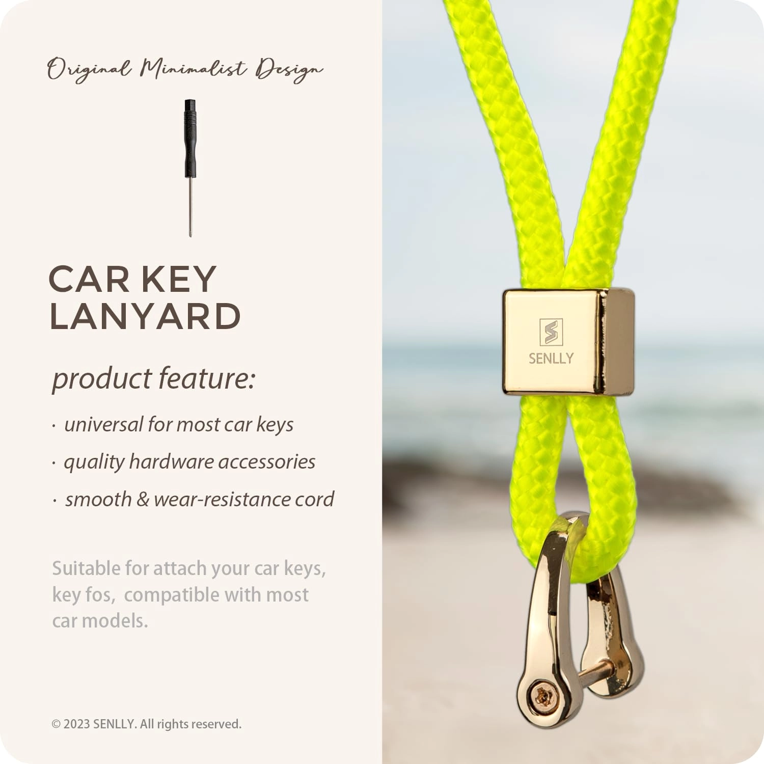 Car Keychain - Stretchy Elastic