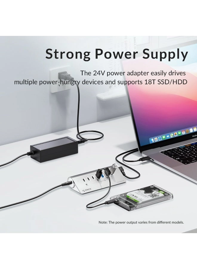 7-PORT USB3.2 10G HUB - PD 60W 24V3A