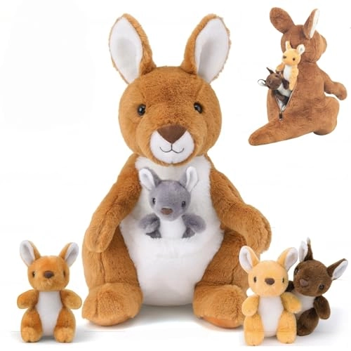 Kangaroo with Baby - 41 cm