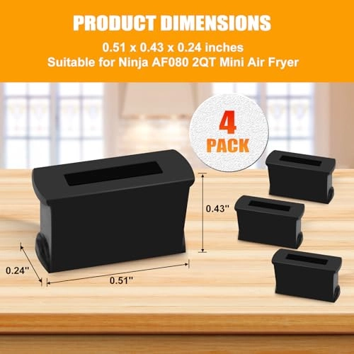 Air Fryer Rubber Feet - Silicone 4 piece(s)
