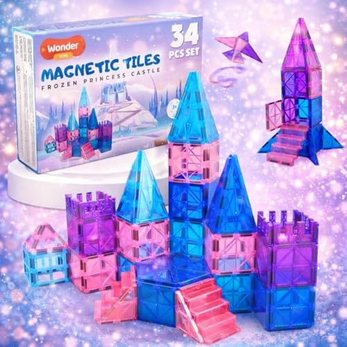 Magnetic Blocks - Frozen Princess Castle 34 pcs