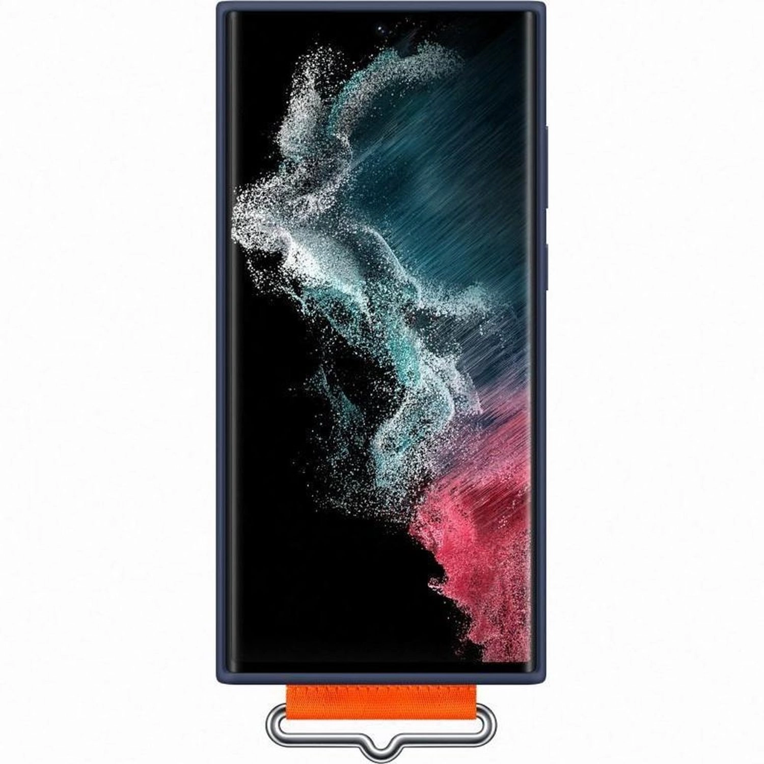 Silicone Cover with Strap Silicone Case for Samsung Galaxy S22 Ultra