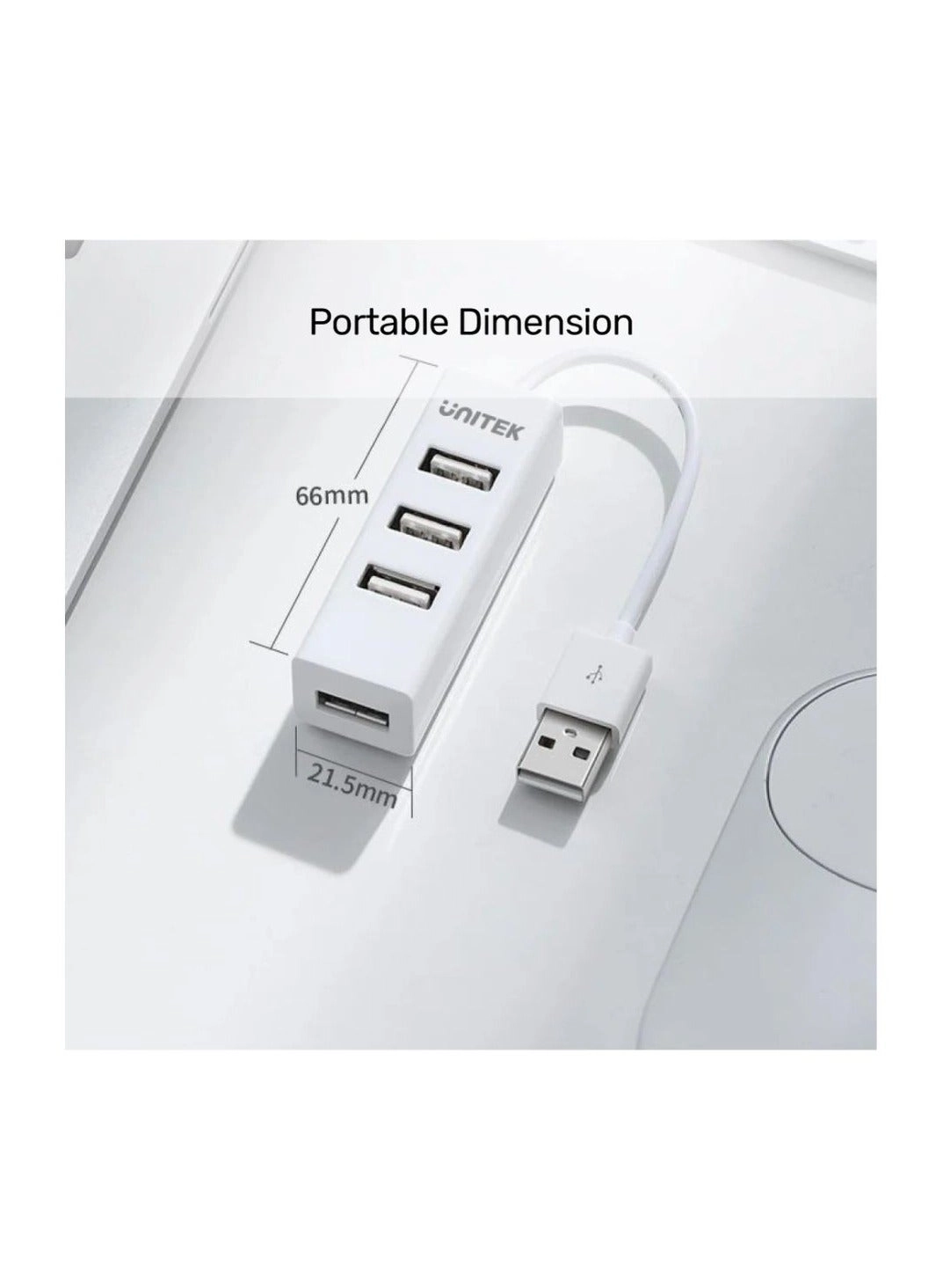 4-Port USB 2.0 Hub - USB-A