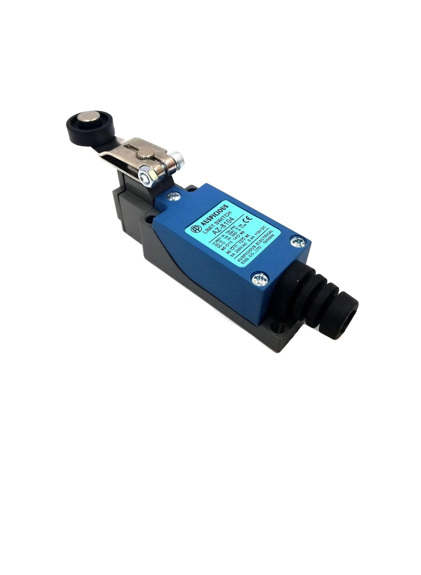 AZ-8104 - Roller Lever Limit Switch 1 NO 1 NC 5Amp IP65