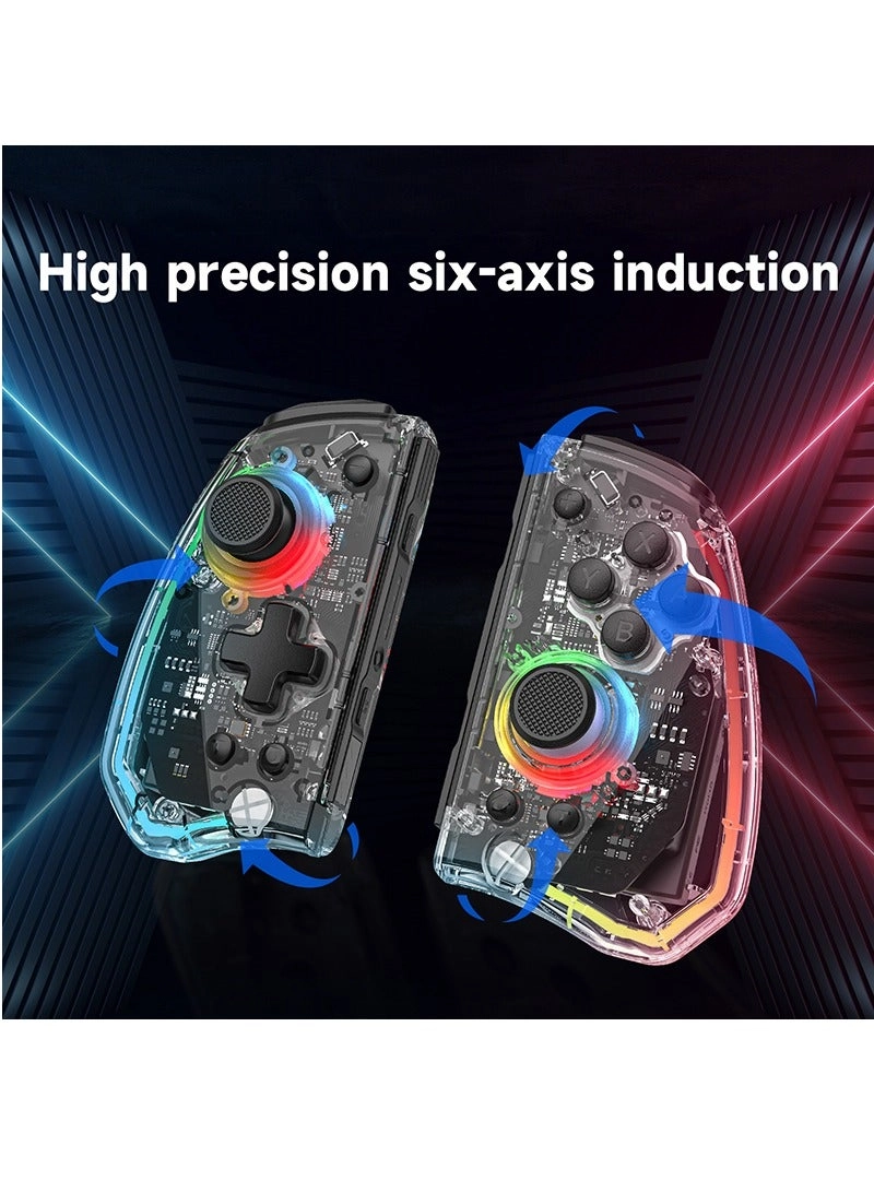 KS40 - Transparent Black Nintendo Switch