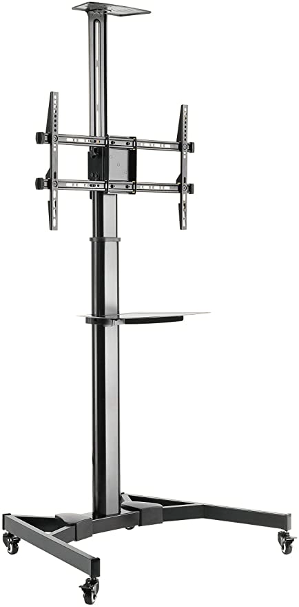 Premium Mobile TV Floor Stand & Cart - 50kg 32" to 75"
