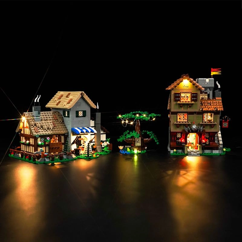 10332 Medieval Town Square - LED Light Set Standard Version