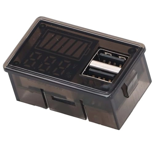 Jelquix Battery Meter - 8-30V USB Type C Blue Backlight