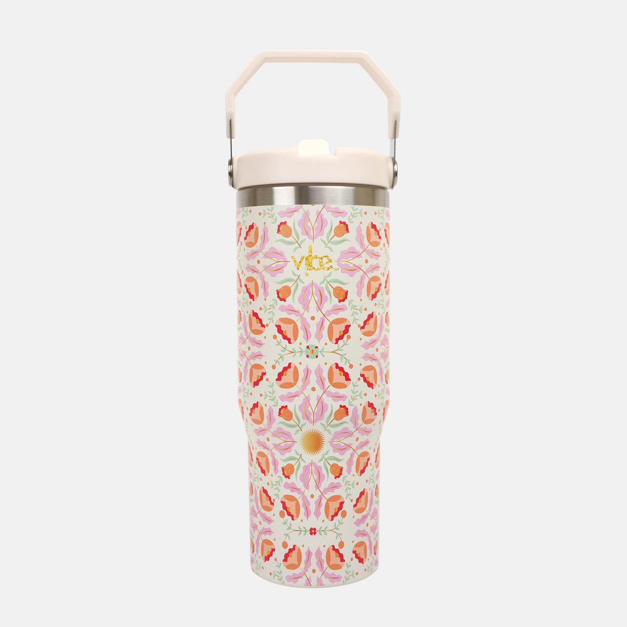 Vibe Sunkissed Flip Straw Water Bottle 900 ml