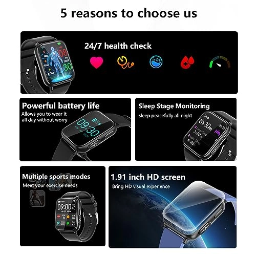 Fitness Tracker Smart Watch