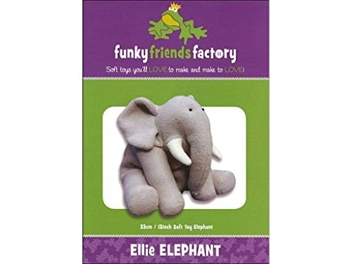 Funky Friends Factory Ellie Elephant - Sewing Pattern
