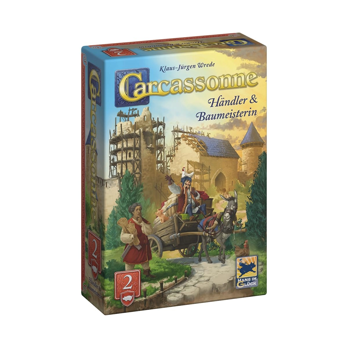 Hans im Glck Carcassonne: Dealer and Builder (German)