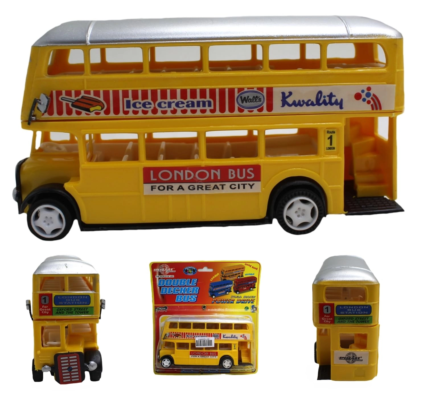double decker bus - 1.0 Count
