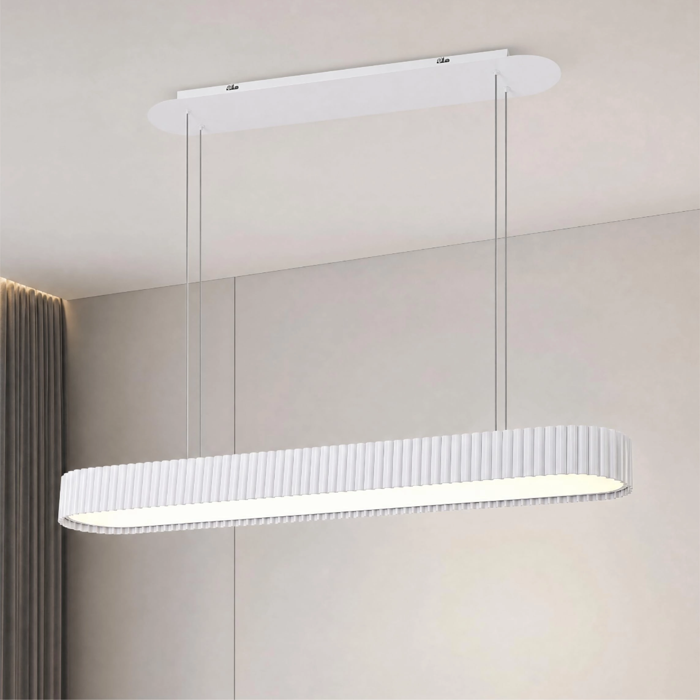 YATAI LIGHTING Modern Oval LED Chandelier - up to 100cm