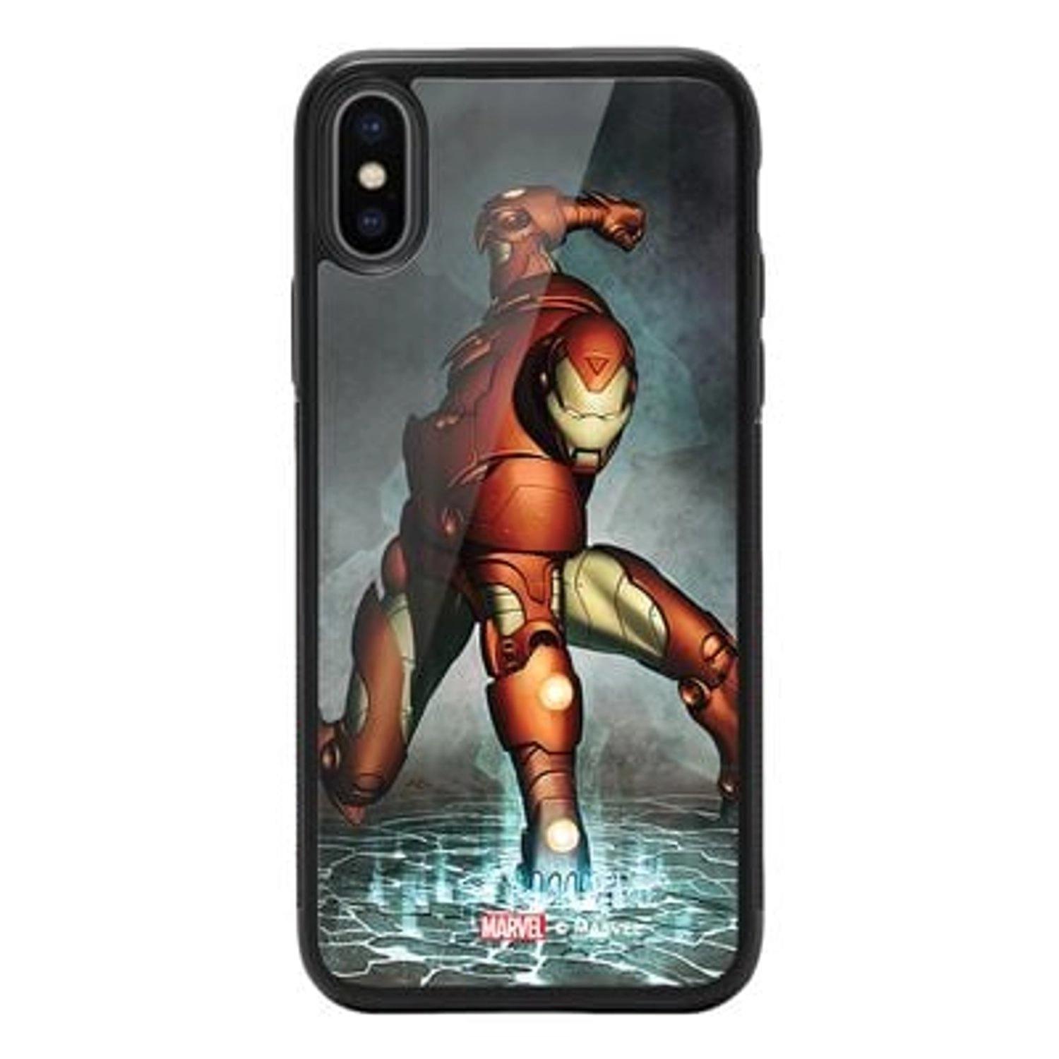 Wackylicious Iron Man Superhero Landing Back Case for iPhone XS MAX