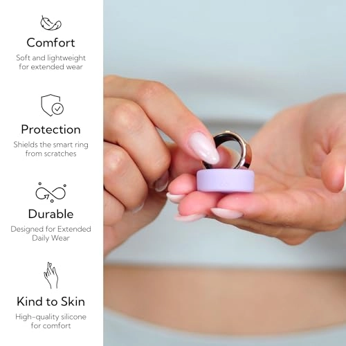 Smart Ring Protector - M for 6/7/8/9 Silicone Black