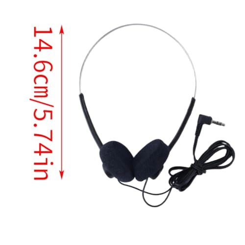 Retro Over-Ear Earphones - Wired Headphone