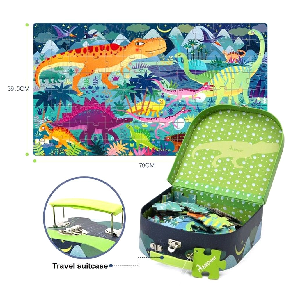 Dinosaur Age Puzzle (MD3026) - 104 pcs