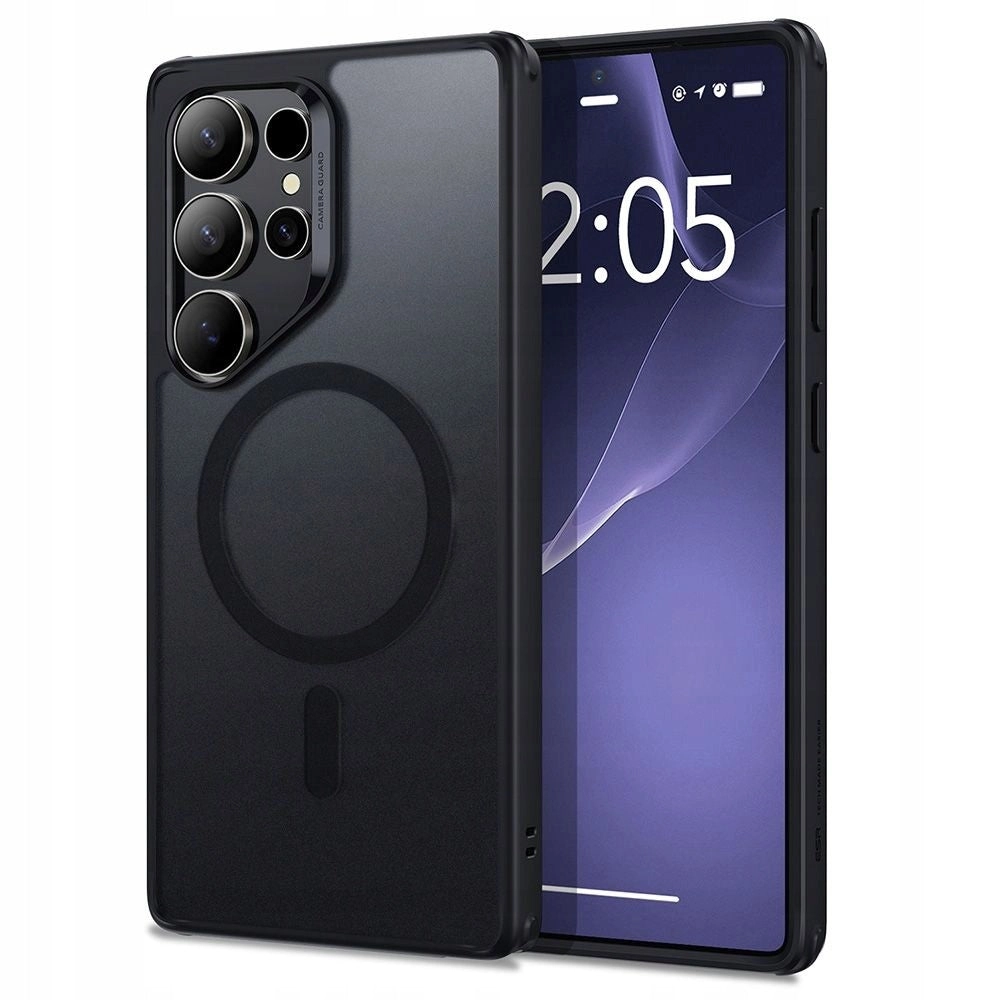 Electronic Silk Road Corp. Classic Hybrid Magsafe Case for Samsung S25 Ultra - Clear Black