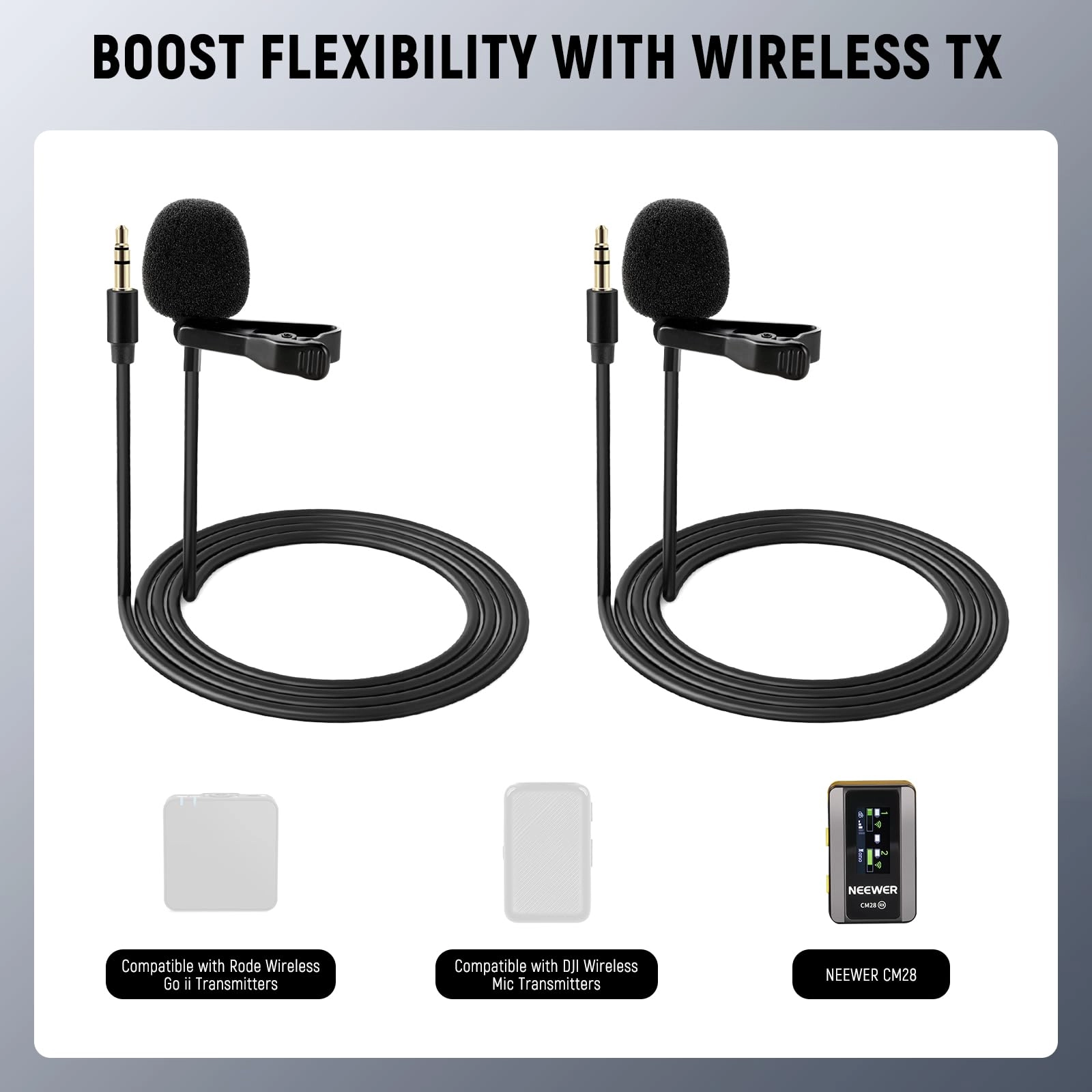 CM5 3.5mm-Mini-Jack Microphone Pack