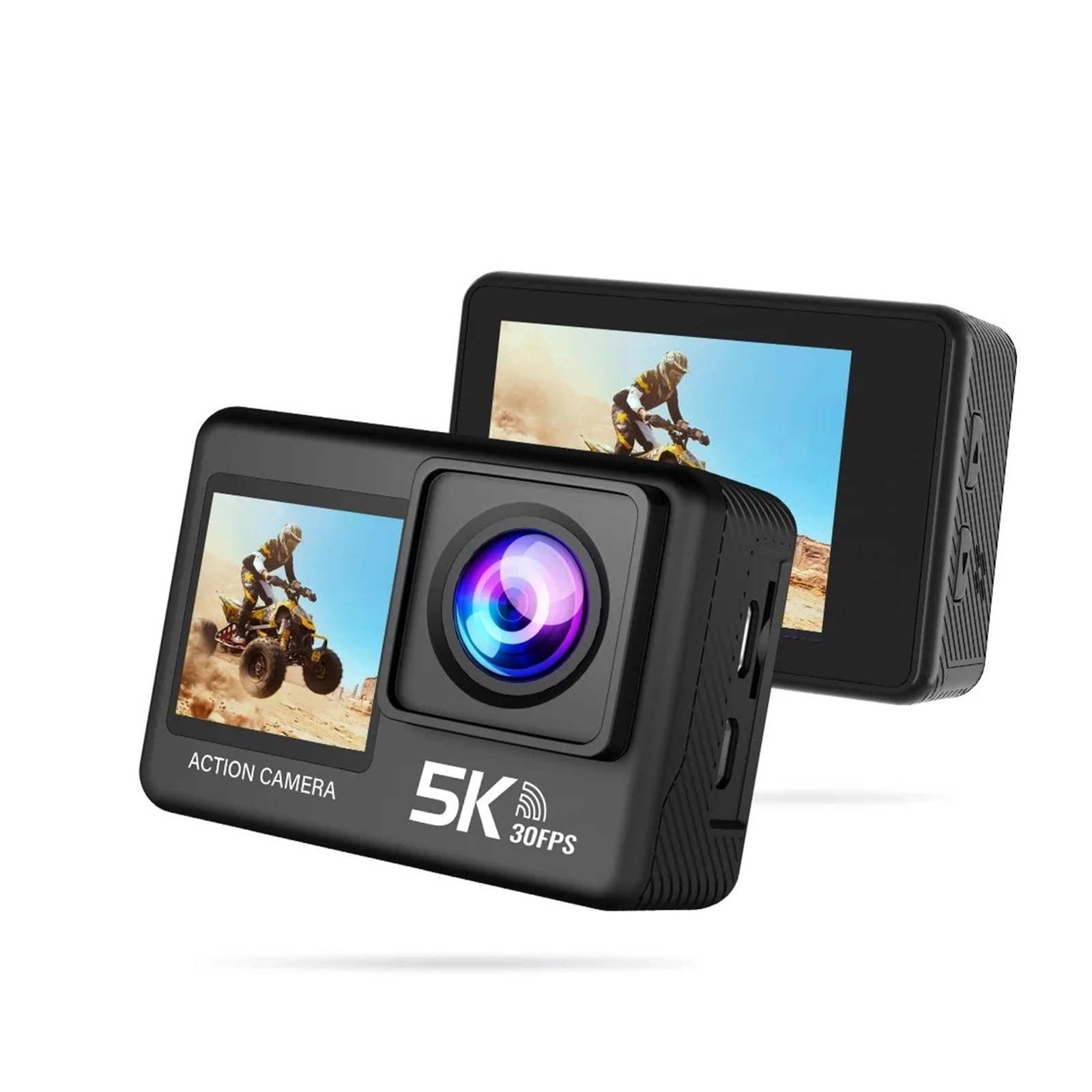 SHAKLZOP Action Camera - 128GB 5K 120FPS