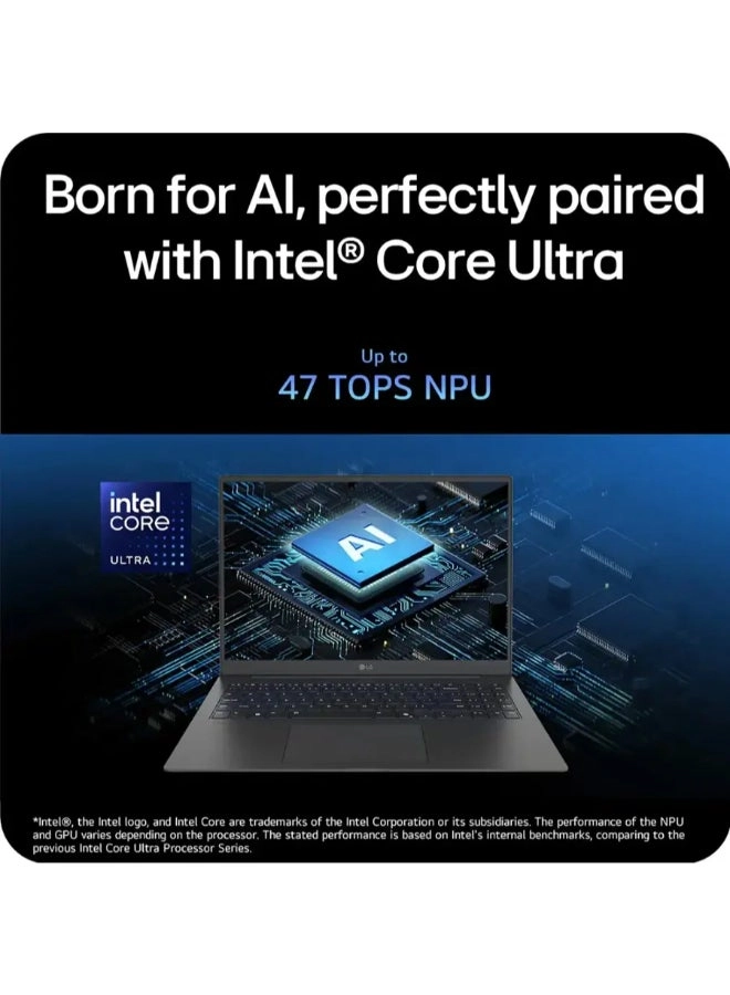 gram 17Z90TL-H.AUB6U3 - 17'' Core Ultra 7 155U 32GB DDR5 1TB SSD