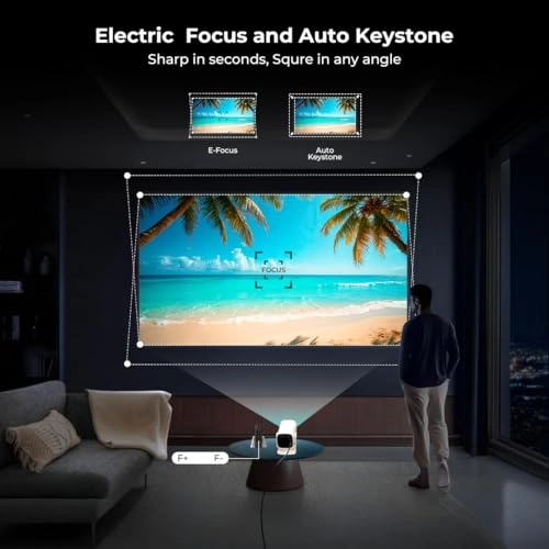 Mini Projector - 300 ISO Brightness 1080p