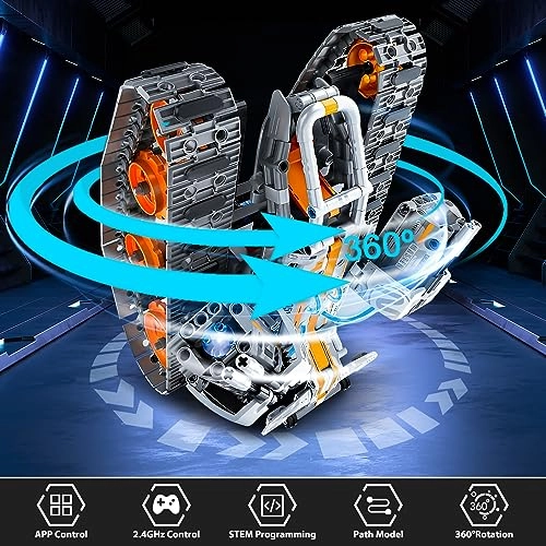 5 in 1 STEM Building Set - LED Light APP & Remote Controlled