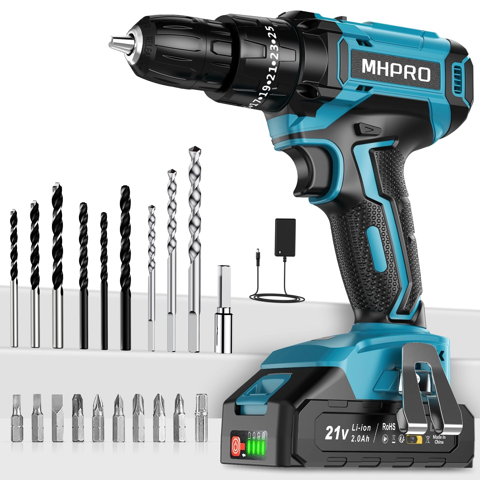 Hammer Drill - 2 x 2.0Ah