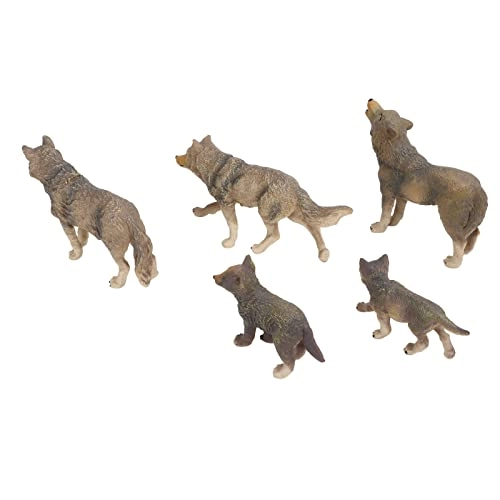 Wolf Figurine Toys - 18 months 5 pcs