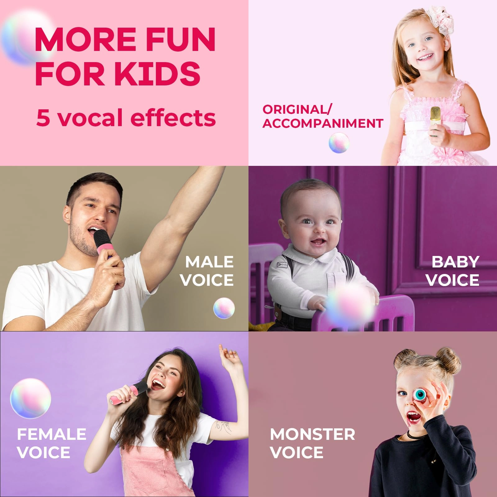 Karaoke Machine - 2 Wireless Microphones