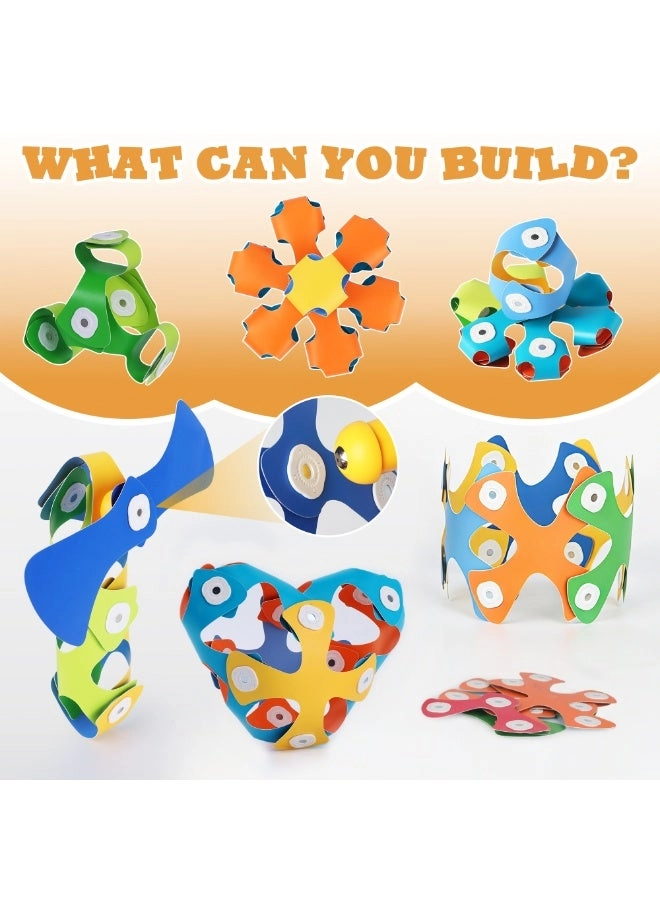 Flexible Magnetic Building Set - 16 pcs Bundle
