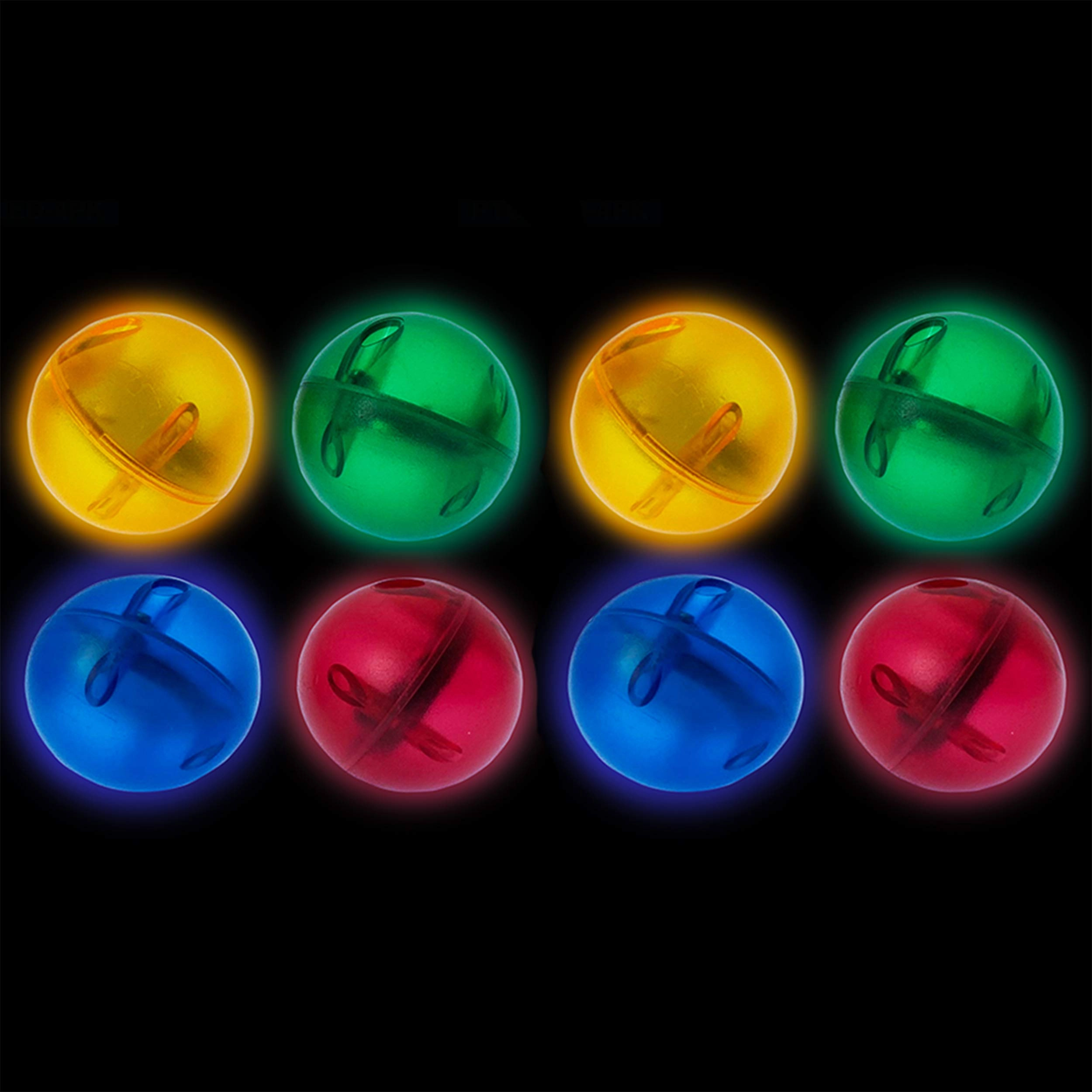 Motion Activated Marbles - Multicolored 8 pcs