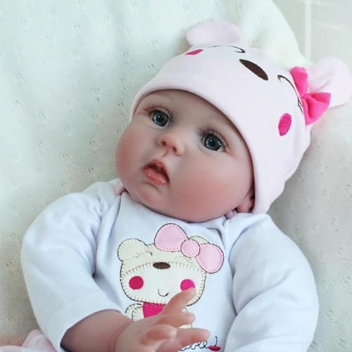 Reborn Baby Doll - 22 Inches / 55 cm Silicone Ages 3+