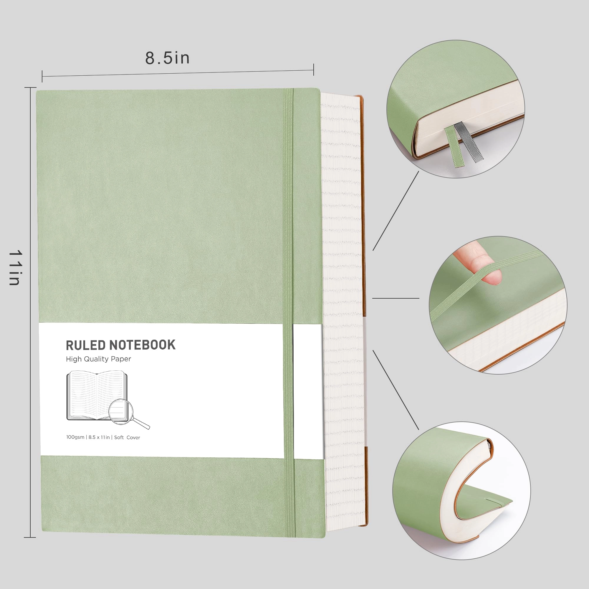 A4 Lined Notebook A4 Softcover - Lined 320 Pages