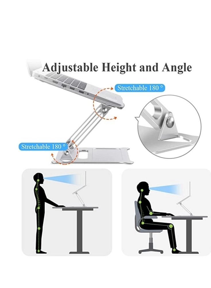 Laptop Stand - Foldable Adjustable Aluminum