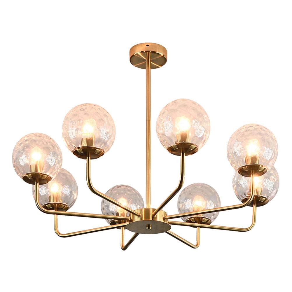 Hanging Light - Copper and glass 92*40cm