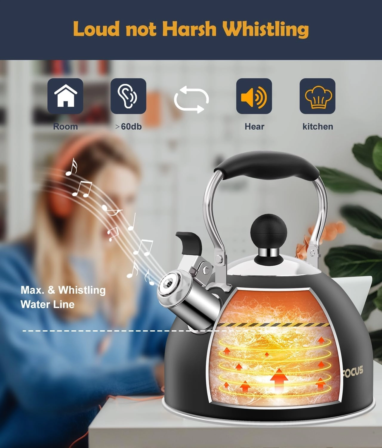 Tea Kettle - 2 Quarts