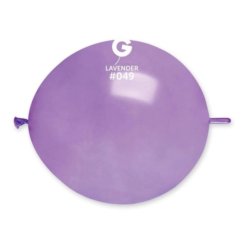 Party Zone Link Latex Balloon - 13in Lavender